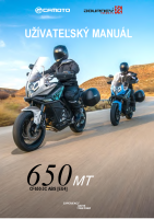 CFMOTO 650MT - Uzivatelsky manual SK 2019 